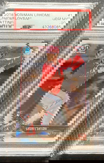 2018 Bowman Chrome Shohei Ohtani #1 PSA 10 Gem Mint