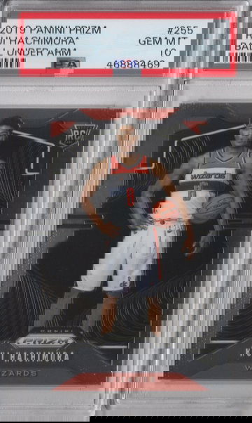 2019 Prizm Rui Hachimura Ball Under Arm PSA 10