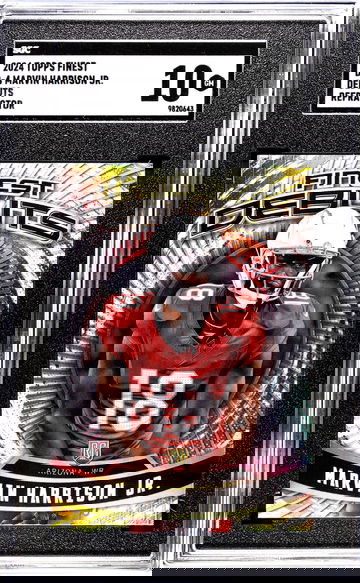 2024 Topps Finest #D-4 Marvin Harrison Jr. Debuts Refractor SGC 10