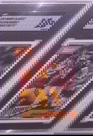 2018 Panini Classics #206 Sam Darnold Blue Back #128/175 SGC 10