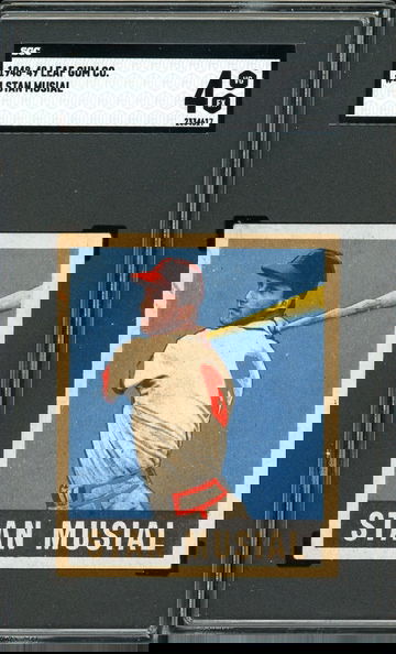 1948 Leaf #4 Stan Musial HOF St. Louis Cardinals SGC 4 VG-EX