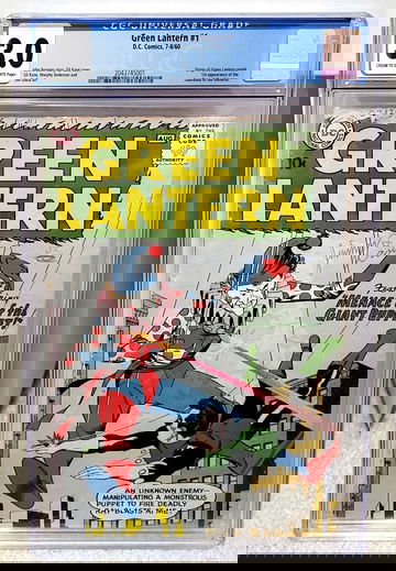 Green Lantern #1 (1960) CGC 3.0 - 1st Appearance of Guardians DC Comics Key