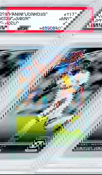 2018 Panini Donruss Optic Vinicius Junior Holo PSA 9 MINT