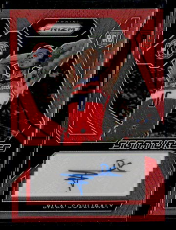 2023-24 Panini Prizm Red Signatures Bilal Coulibaly #RSI-BIL RC Auto /99