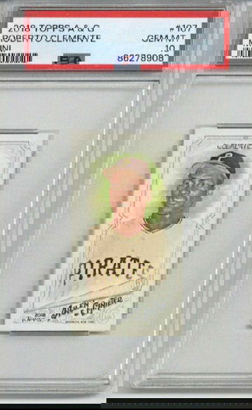 2018 TOPPS ALLEN & GINTER MINI ROBERTO CLEMENTE CARD PIRATES PSA 10 LOW POP