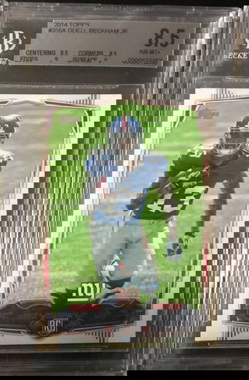 Odell Beckham Jr 2014 Topps Beckett 8.5