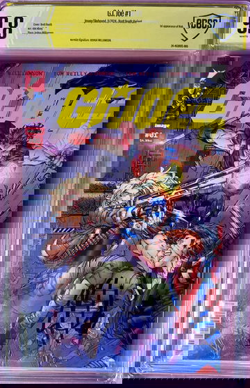 GI JOE #1 2024 IMAGE SKYBOUND CBCS SS 9.8 Signed by Williamson Cvr C Booth