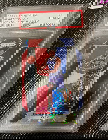 De’AAron Fox Red White Blue Prizm