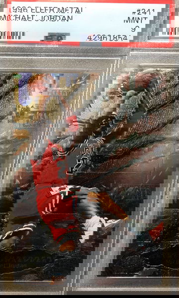 Michael Jordan 1996 Fleer Metal #241 PSA 9 Mint!