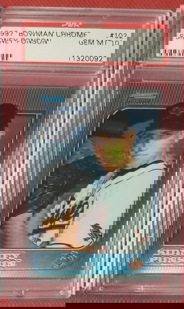 1997 Bowman Chrome #102 Sidney Ponson PSA 10 