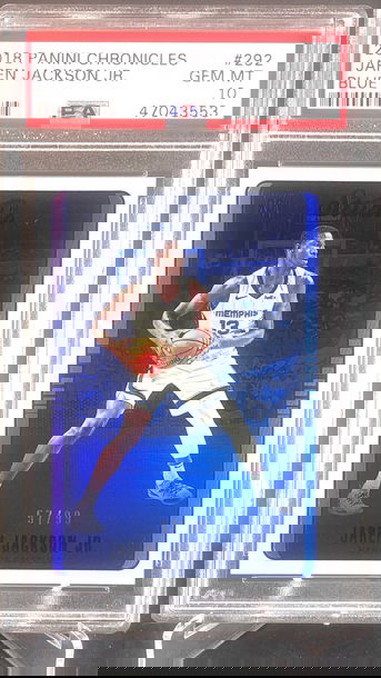  2018/19 Panini Chronicles Blue Jaren Jackson Jr Rc #292 /99 PSA 10