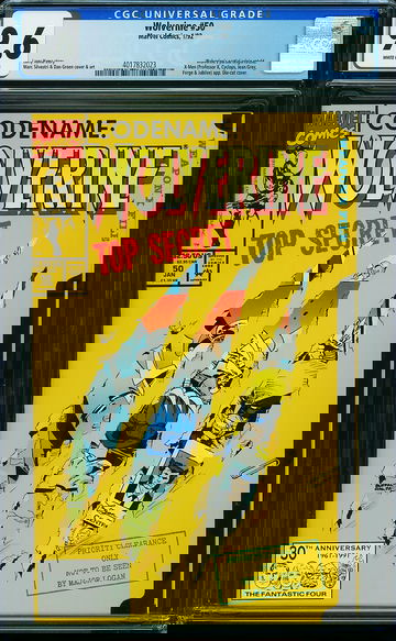 WOLVERINE #50, CGC 9.6 NM+