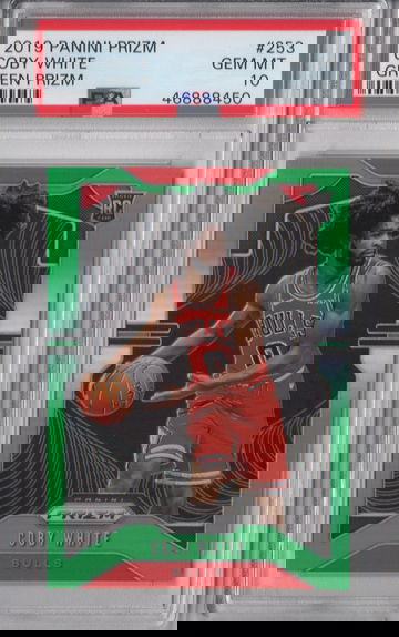 2019 Prizm Coby White Green PSA 10