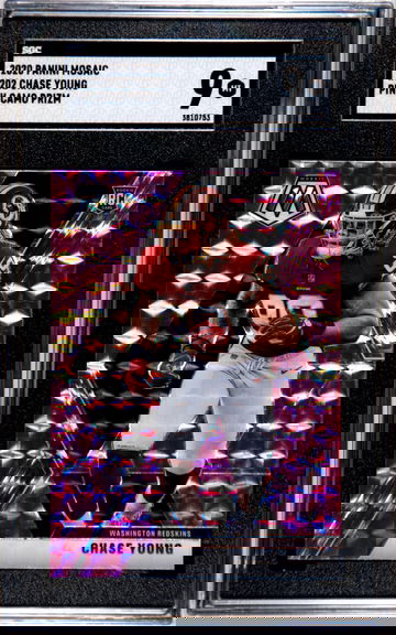 2020 Mosaic Pink Camo Prizm #202 Chase Young SGC 9