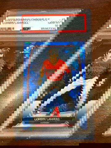 2023 bowman chrome sapphire Corbin Carroll