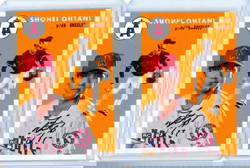 2018 Topps Throwback Thursday #250 Shohei Ohtani 2 Card Lot