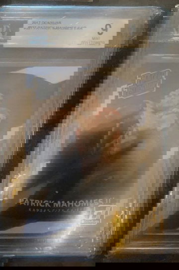 2017 Panini Donruss Patrick Mahomes Rated Rookie BGS 9 Mint