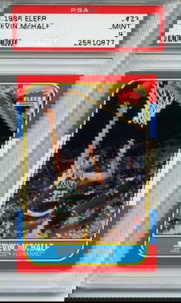 Kevin McHale 1986 Fleer PSA 9 #73