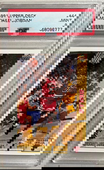 1991 UPER DECK MICHAEL JORDAN #44 MINT PSA 9