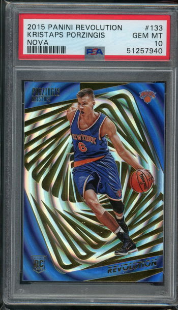 2015 Revolution Nova Kristaps Porzingis PSA 10 