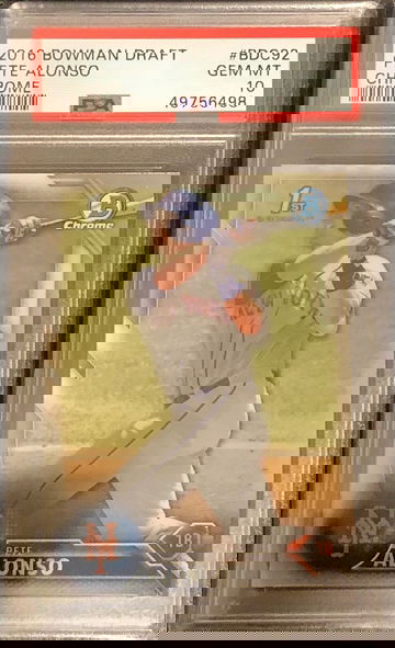 Pete Alonso Bowman Chrome Prospect Rookie RC