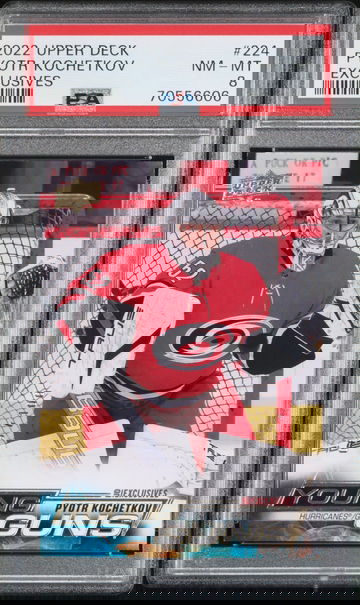 2022 Upper Deck Pyotr Kochetkov #224 Exclusives PSA 8