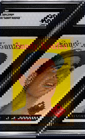 1958 Topps Sandy Koufax SGC 4