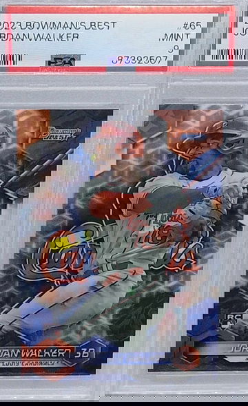 2023 Bowman' Best #65 Jordan Walker RC PSA 9