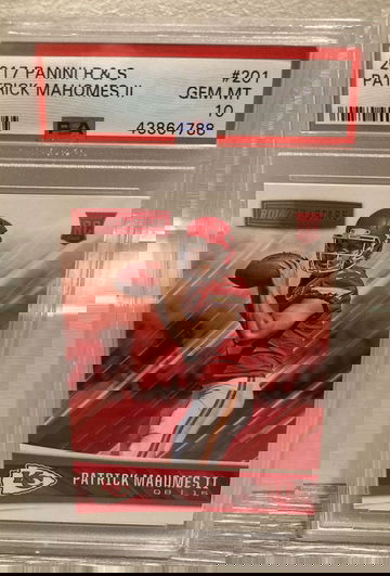 2017 Panini R&S Patrick Mahomes RC PSA 10