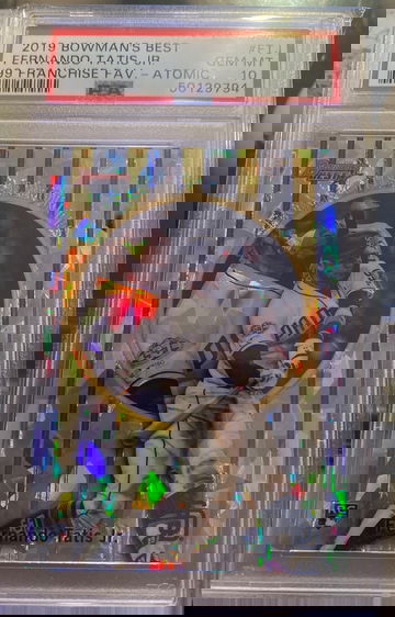 2019 Bowman’s Best Fernando Tatis Jr. 99 Franchise Favorites Atomic Refractor RC PSA 10 Gem Mint