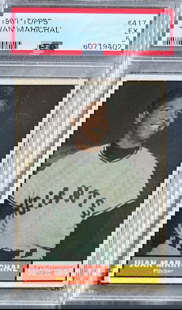 1961 Topps #417 Juan Marichal PSA 5 EX