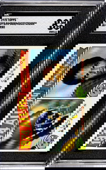 1975 Topps #209 All-Pro Running Backs SGC 8 NM/MT