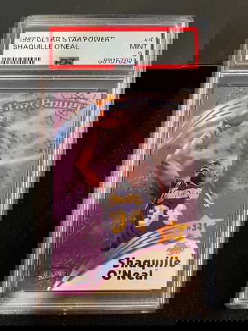 1997 Ultra Shaquille O'Neal Star Power PSA 9