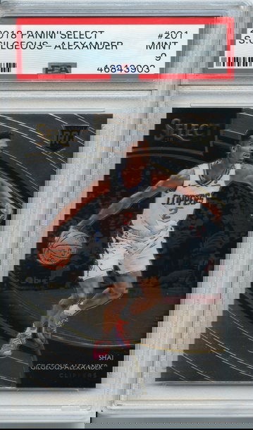 Shai Gilgeous Alexander Courtside PSA 9