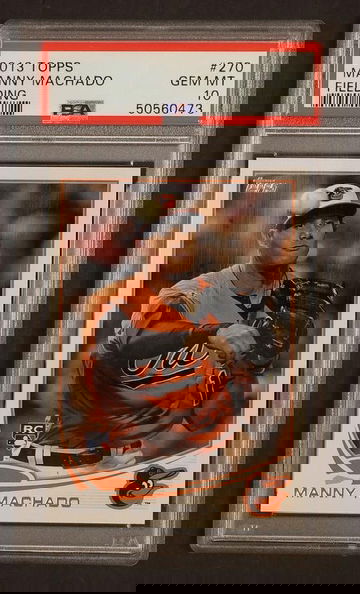 2013 Topps Fielding Manny Machado #270A PSA 10