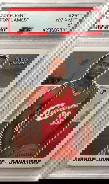 LeBron James 2003 Fleer #261 Rookie Card RC