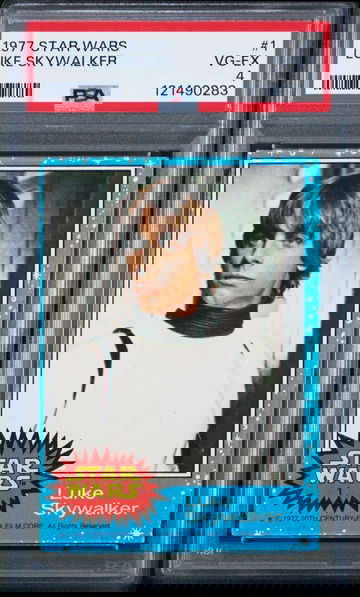 1977 Topps Star Wars Series One #1 Luke Skywalker PSA 4