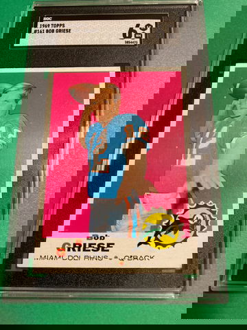 1969 Topps # 161 Bob Gresie well Centerd 