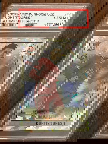 2020 Merlin Chrome UCL Curtis Jones #41 Atomic Refractor 