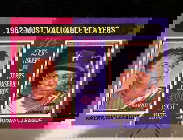 1975 Topps 1962 MVPs  (Mickey Mantle / Maury Wills)  #200  Yankees Dodgers 