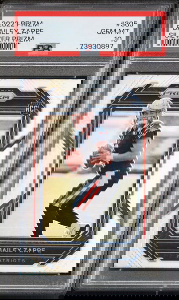 2022 Panini Prizm Zappe Silver Prizm