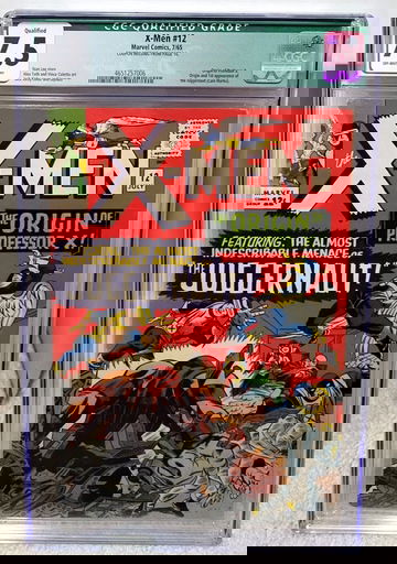 X-Men #12 (1965) CGC 7.5 QUALIFIED - 1st Appearance & Origin of Juggernaut Marvel Comics Key