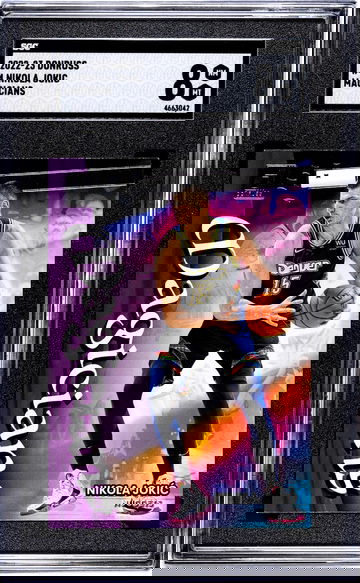 2022-23 Donruss #4 Nikola Jokic Magicians SGC 8