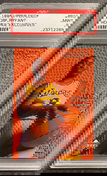 1996 Upper Deck Rookie Exclusives Kobe Bryant PSA 9 Rookie Card RC #R10