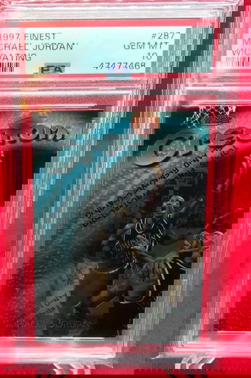 Michael Jordan 1997 Finest #287 - PSA 10 - Gem Mint