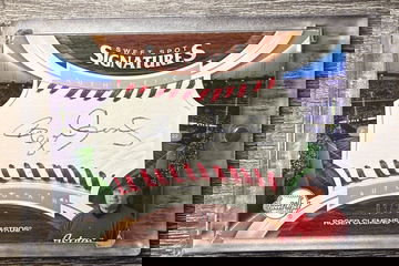 2006 Upper Deck Roger Clemens Sweet Spot Signatures Red Stitch Blue Ink Auto /25