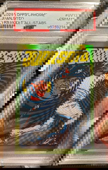 2024 Topps Chrome Ultraviolet All Stars Juan Soto Case Hit PSA 10 Mets Yankees