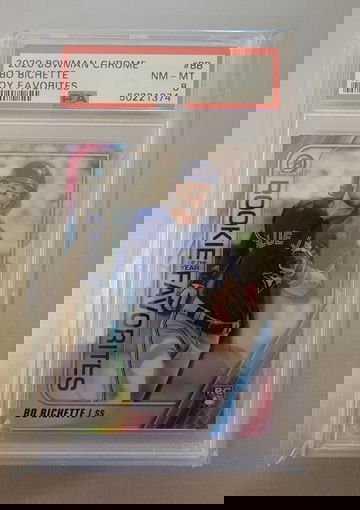 2020 Bowman Chrome ROY Favorites Bo Bichette PSA 8