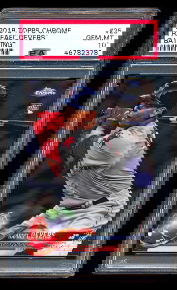 Rafael Devers 2018 Topps Chrome #25 Rookie RC PSA 10 GEM MINT