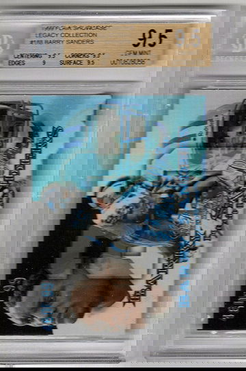  1999 Flair Showcase Legacy Collection #188 Barry Sanders /99 BGS 9.5